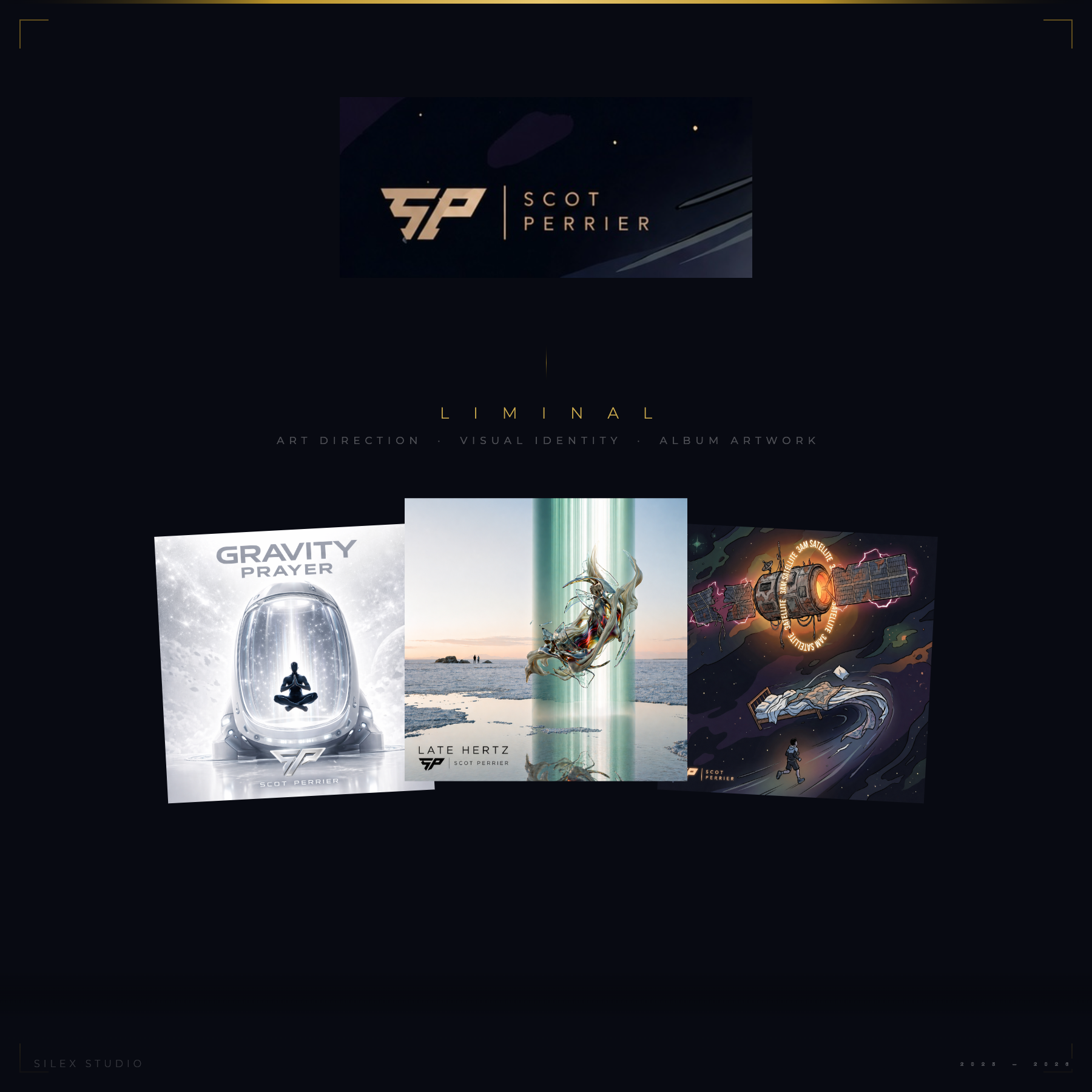 Scot Perrier — LIMINAL — Art Direction, Visual Identity, Album Artwork by SILEX Studio